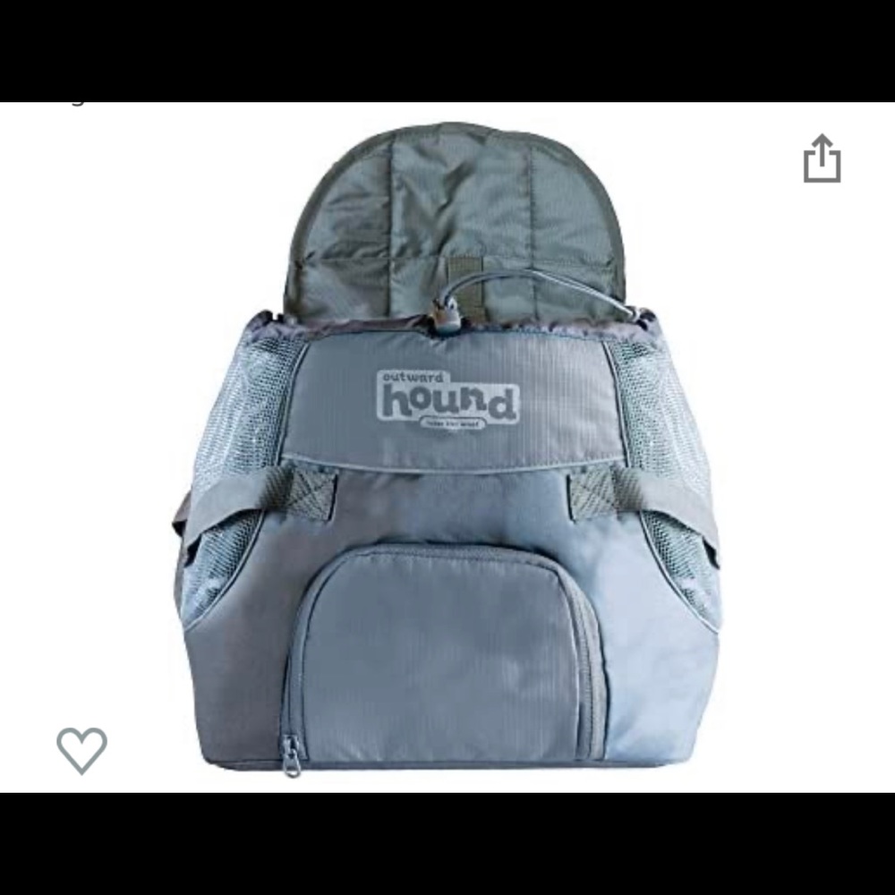 Outward Hound PoochPouch Dog Front Carrier, Gray, Medium